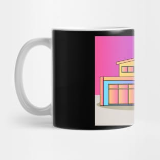 Illustration Dream House Villa Color Effects Mug